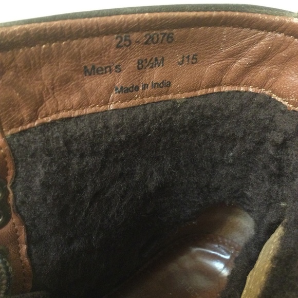 Johnston & Murphy Brown Leather  Shearling Ankle Boots Men’s 8.5 M  Memory  Foam main image 7